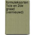 Formulekaarten 1ste en 2de graad (vernieuwd)