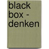 Black Box - denken door Matthew Syed