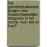 Het geïndividualiseerd project voor maatschappelijke integratie in het ocmw. voor wie en hoe?