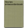 hbo/wo Antwoordenboek door Tom van Vlimmeren