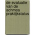 De evaluatie van de Achmea PraktijkStatus