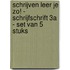 Schrijven leer je zo! - Schrijfschrift 3A - set van 5 stuks
