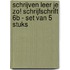 Schrijven leer je zo! Schrijfschrift 6B - set van 5 stuks