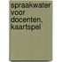 Spraakwater voor docenten, kaartspel