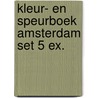 Kleur- en speurboek Amsterdam set 5 ex. door Juliette de Wit