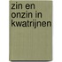 Zin en onzin in kwatrijnen