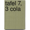 Tafel 7, 3 cola door Marion van de Coolwijk