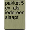 Pakket 5 ex. Als Iedereen slaapt door Komako Sakai