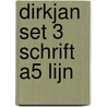 Dirkjan set 3 schrift a5 lijn by Mark Retera