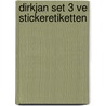 Dirkjan set 3 vel stickeretiketten by Mark Retera