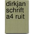 Dirkjan schrift a4 ruit
