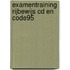 Examentraining rijbewijs CD en code95
