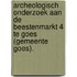 Archeologisch onderzoek aan de Beestenmarkt 4 te Goes (gemeente Goes).