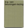 D.G. van Beuningen-lezing by Riek Bakker