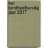 Het tandheelkundig jaar 2017