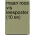 Maan roos vis leesposter (10 ex)