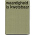 Waardigheid is kwetsbaar