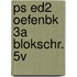 PS ED2 OEFENBK 3A BLOKSCHR. 5V