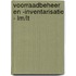 Voorraadbeheer en -inventarisatie - LM/LT