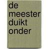 De meester duikt onder by Jan van Reenen