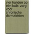 Vier handen op één buik: zorg voor chronische darmziekten