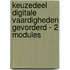 Keuzedeel digitale vaardigheden gevorderd - 2 modules