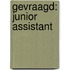 Gevraagd: junior assistant