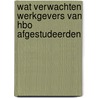Wat verwachten werkgevers van HBO afgestudeerden by Rolf van Velden
