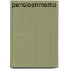 Pensioenmemo by W.M.A. Kalkman