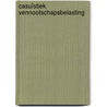Casuïstiek vennootschapsbelasting door J.L. van de Streek