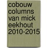 Cobouw columns van Mick Eekhout 2010-2015 door Mick Eekhout