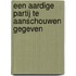 Een aardige partij te aanschouwen gegeven