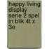 Happy Living display serie 2 spel in blik 4T x 3E
