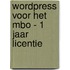Wordpress voor het MBO - 1 jaar licentie