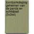 Toonbankdisplay Geheimen van de Panda en Schildpad (5x2ex)