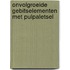 Onvolgroeide gebitselementen met pulpaletsel