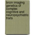 Brain imaging genetics of complex cognitive and neuropsychiatric traits
