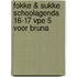 Fokke & sukke schoolagenda 16-17 vpe 5 voor bruna