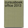 Cursusboek Office 2013 door Onbekend