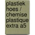 Plastiek hoes / chemise plastique extra A5