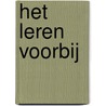 Het leren voorbij door Gert J.J. Biesta