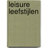 Leisure leefstijlen