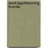 Werk/app4learning licentie door Marijke Linthorst