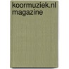 Koormuziek.nl magazine door Onbekend
