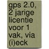 GPS 2.0, 2 jarige licentie voor 1 vak, via (I)ECK
