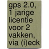 GPS 2.0, 1 jarige licentie voor 2 vakken, via (I)ECK door A.H. Wesdorp