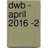 DWB - april 2016 -2 door Onbekend