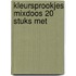 Kleursprookjes mixdoos 20 stuks met