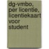 DG-VMBO, per licentie, licentiekaart voor student