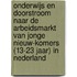 Onderwijs en doorstroom naar de arbeidsmarkt van jonge nieuw-komers (13-23 jaar) in Nederland